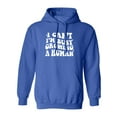 thumbnail image 1 of I Can't I'm Busy Growing a Human Adult Hooded Sweatshirt, 1 of 3