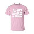 thumbnail image 1 of I Can't I'm Busy Growing a Human Adult Short Sleeve T-shirt, 1 of 4