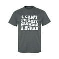 thumbnail image 1 of I Can't I'm Busy Growing a Human Adult Short Sleeve T-shirt, 1 of 4