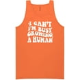 thumbnail image 1 of I Can't I'm Busy Growing a Human Neon Tank Top, 1 of 1