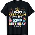 thumbnail image 1 of I Can't Keep Calm It's My 52nd Birthday Happy Gift Vintage T-Shirt, 1 of 4