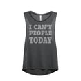 thumbnail image 1 of I Can't People Today Women's Fashion Sleeveless Muscle Workout Yoga Tank Top Charcoal Grey Medium, 1 of 3