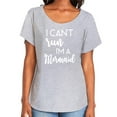 thumbnail image 1 of I Can't Run I'm A Mermaid Womens Dolman Tee, 1 of 1