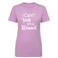 thumbnail image 1 of I Can't Run I'm A Mermaid Womens crewneck tee, 1 of 1