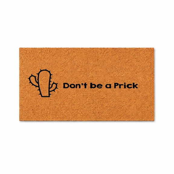 I Can’t Use The Phrase On The Mat Because It Contains Profanity. Cactus Welcome Doormat, Funny Cactus Entryway Door Mat, Indoor Outdoor D (36x72 inches) WoodByStu 4027