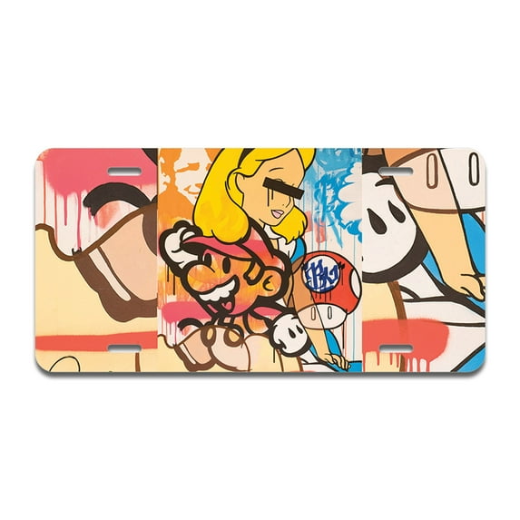 I Cant See Aluminum License Plate| License Plate 12" X 6" Fits Any Car, Truck, SUV, RV, or Trailer | Made in The USA