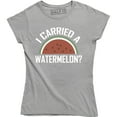 thumbnail image 1 of I Carried A Watermelon - Suprise Pregnancy Announcement Women's T-Shirt, 1 of 4