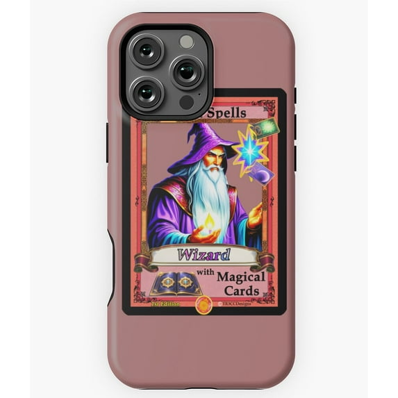 I Cast Spells With Magical Cards Phone Case for iPhone 16 15 14 13 12 11 Pro Max