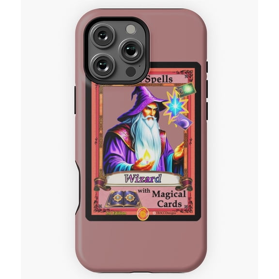 I Cast Spells With Magical Cards Phone Case for iPhone 16 15 14 13 12 11 Pro Max