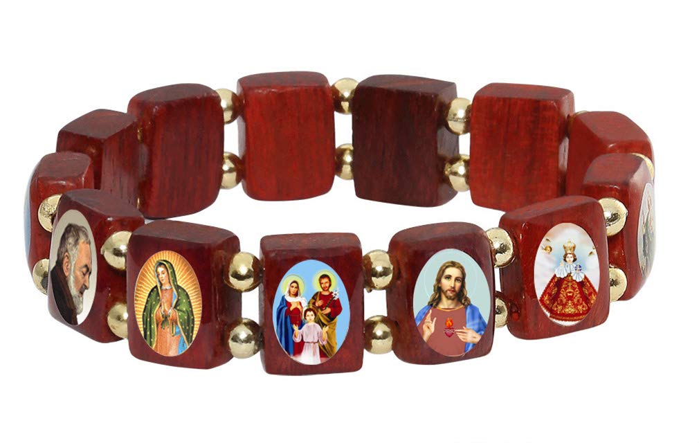 Catholic wooden ancilary bracelets