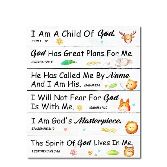 I am a Child of God Plaque Wall Decor, Church Nursery Decor, Religious Posters for Classroom, Christian Classroom Decor, Cchristian Nursery Wall Decor, Religious Classroom Decorations