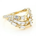 thumbnail image 1 of I Ching Trigram 14k Natural Diamond Wedding Ring (Yellow Gold Size 6), 1 of 2