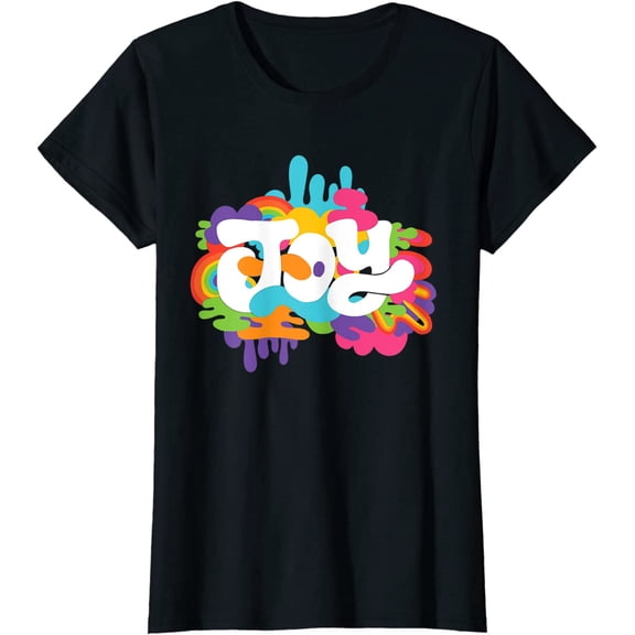 I Choose Joy Fun Colorful Inspirational Christians Quote T-Shirt Gift