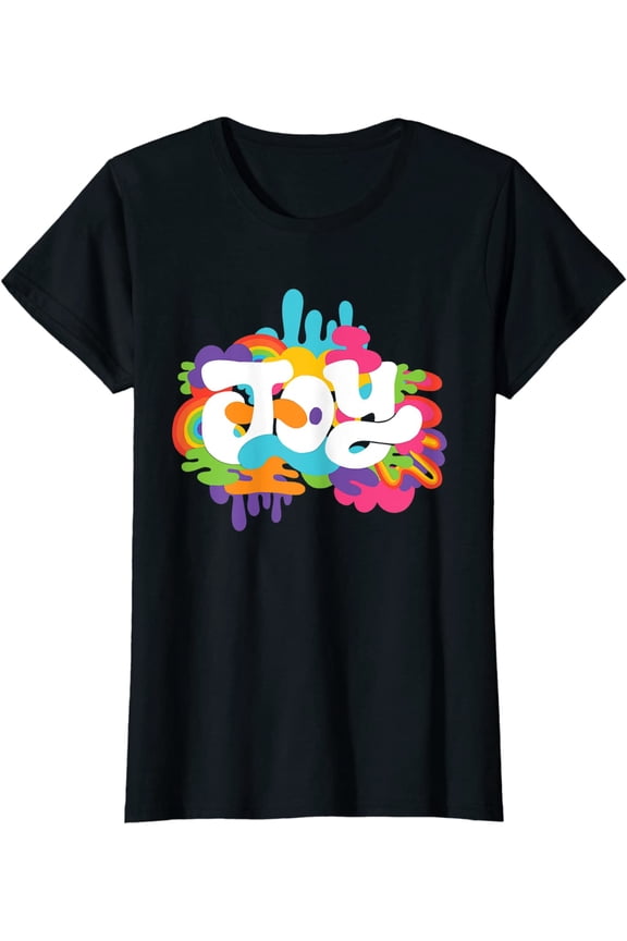 I Choose Joy Fun Colorful Inspirational Christians Quote T-Shirt Gift