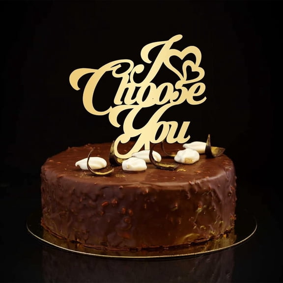 I Choose You Cake Toppers Mr And Mrs Rustic Wedding Engagement Cake Toppers Gold Silhouette Personalized Country Bride And Groom Cake Toppers For Wedding Wedding Decor Bachelorette Gifts