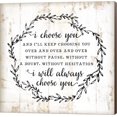 thumbnail image 1 of I Choose You by Jennifer Pugh, Canvas Wall Art, 1 of 1