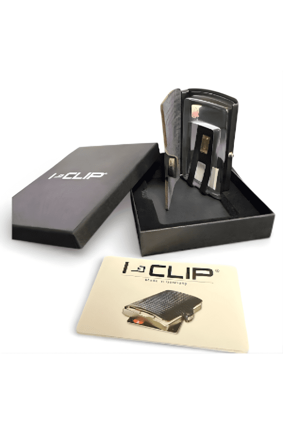 I-Clip Money Clip Wallet with Integrated Heimerle + Meule (H+M) 2.5 Gram Gold Bar