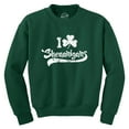 thumbnail image 1 of I Clover Shenanigans Funny Saint Patricks Day Clover St Patty Unisex Sweatshirt, 1 of 6