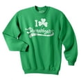 thumbnail image 1 of I Clover Shenanigans Funny Saint Patricks Day Clover St Patty Unisex Sweatshirt, 1 of 5