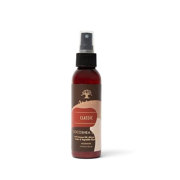 As I Am CocoShea Spray - 4 Ounce - Concentrated Nano Blend of Coconut Oil and African Shea Butter - Nourishes, Softens and Boosts Shine - Hydrates the Hair Shaft - Moisturizes Hair and Scalp
