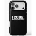 Ihone Code I Code Programmer Quote Tough Case for Apple iPhone, Polycarbonate ...