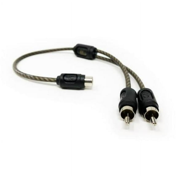 I Connects Wire ICNIC-RCAY-FM 1 Female Rca to 2 Male Y-Adapter Cable