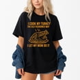 thumbnail image 1 of I Cook My Turkey The Old Fashioned Way I Let My Mom Do It – T-Shirt, Hoodie & Sweatshirt – Thanksgiving Humor – Family, 1 of 6