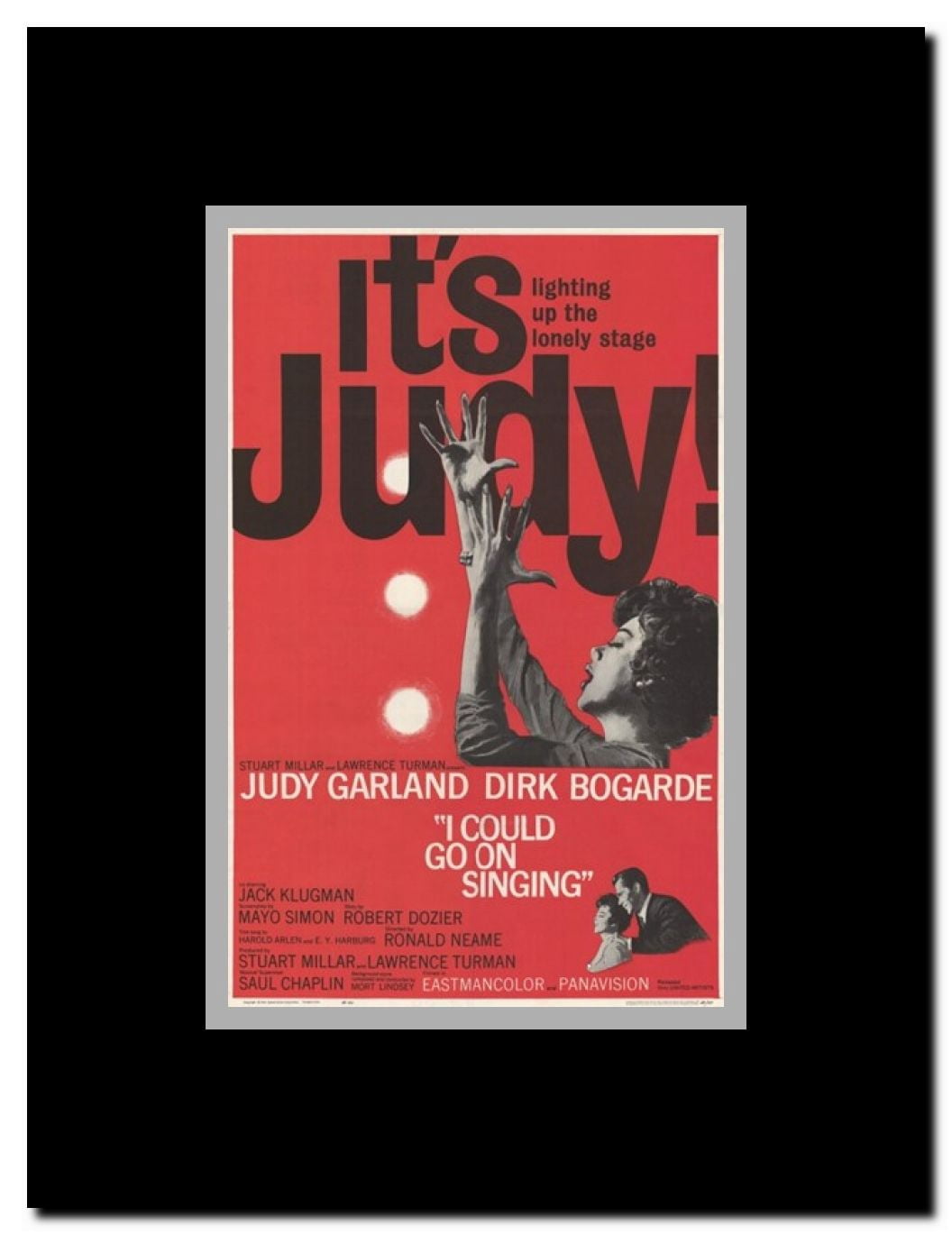 I Could Go on Singing Framed Movie Poster