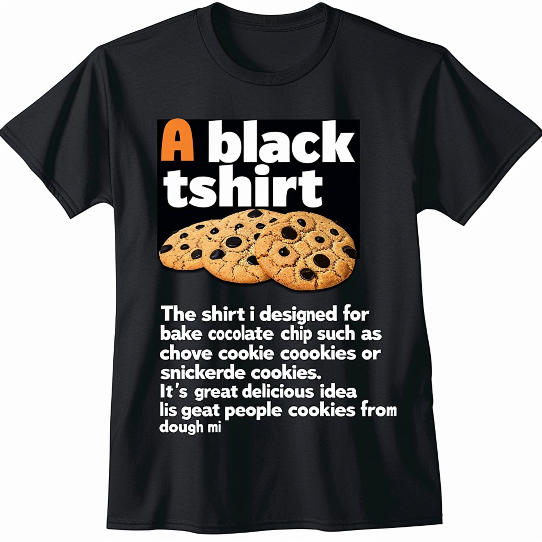 I Count(y) I Can't I Have Cookies to Bake A fun and quirky black Tshirt ...