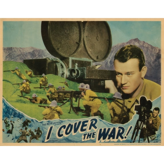 I Cover The War Lobbycard John Wayne 1937 Movie Poster Masterprint (14 x 11)