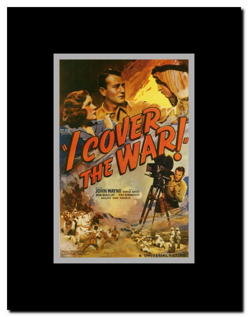 I Cover the War Framed Movie Poster