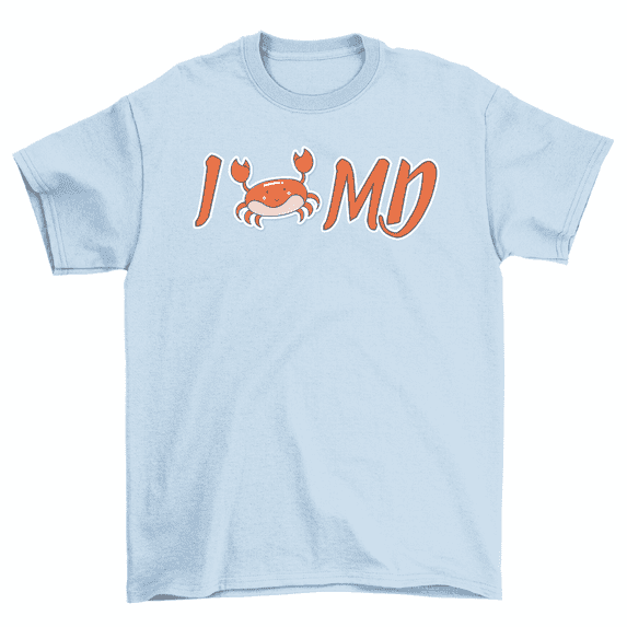 I Crab MD I Love Maryland T-Shirt Funny Crab Seafood Tee Men Women