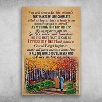 I Cross My Heart - You will always be the miracle, That makes my life complete 11 x 17 Inch Poster