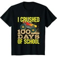 thumbnail image 1 of I Crushed 100 Days Of School TShirt Boys Monster Truck T-Shirt, 1 of 3