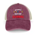 thumbnail image 1 of I Crushed 100 Days of School Wine Red Hat Adjustable Funny Fashion Unisex Baseball Cap for Men Women, 1 of 7