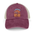 thumbnail image 1 of I Crushed 100 Days of School Wine Red Hat Adjustable Funny Fashion Unisex Baseball Cap for Men Women, 1 of 7