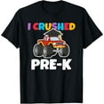 thumbnail image 1 of I Crushed Pre-K Monstertruck Graduate Preschool Graduation T-Shirt, 1 of 4