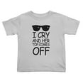 thumbnail image 1 of I Cry And Her Top Comes Off Short Sleeve Cute Toddler T Shirts for Boys Girls (Gray, Youth L), 1 of 5