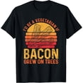 thumbnail image 1 of I'D Be A Vegetarian If Bacon Grew On Trees - Pork BBQ Bacon T-Shirt, 1 of 4