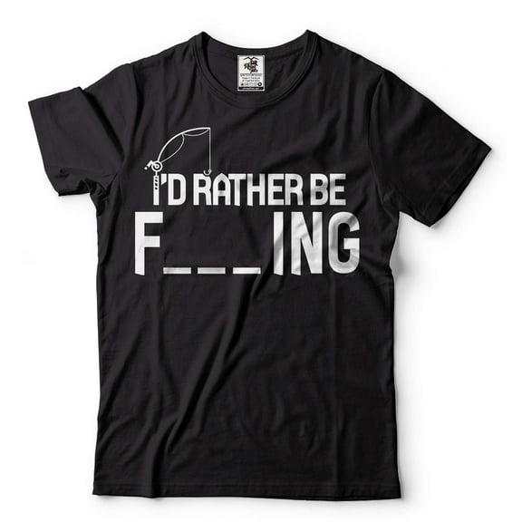 I'D Rather Be Fishing Shirt Funny Fishing Tee Gift For Men Fishing Gifts Fisherman Shirt