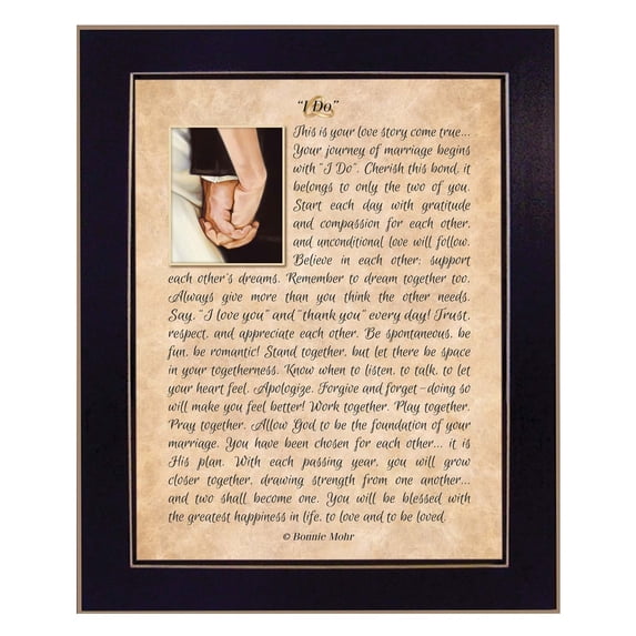 I DO by Bonnie Mohr Print Wall Art Wood Multi-Color - Ready to Hang