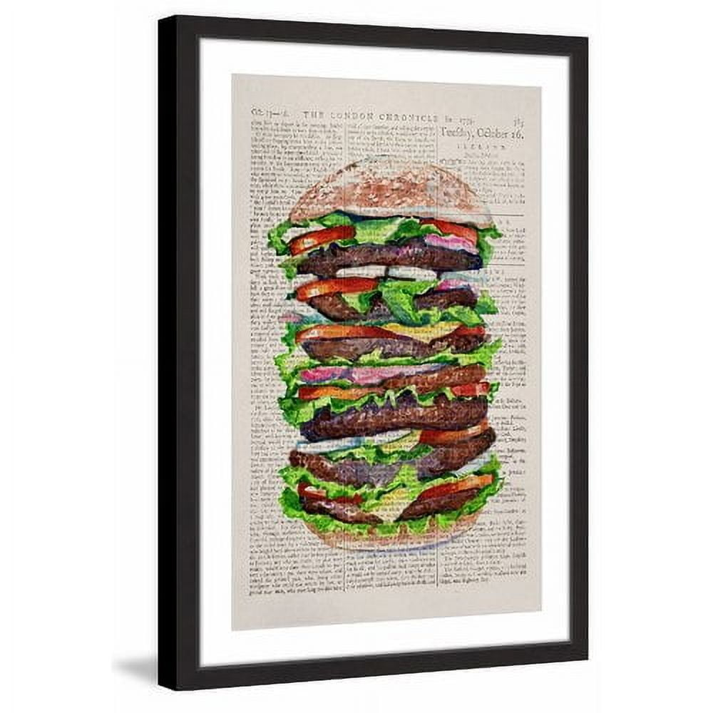 "I Dare You - Eat Me" Framed Painting Print