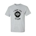 thumbnail image 1 of I Dare You To Run Adult Short Sleeve T-shirt, 1 of 4