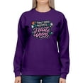 thumbnail image 1 of I Date Mistakes Sweatshirt Women -Smartprints Designs, Female 3X-Large, 1 of 4