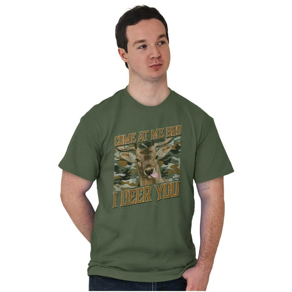 I Deer You Hunting Pun Camouflage Plus Size Crewneck Graphic Tee Shirt Brisco Brands 2X