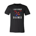thumbnail image 1 of I Destroy Silence Drums T-Shirt, 1 of 1