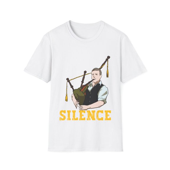 I Destroy Silence - Funny Bagpiper Musician Novelty Scottish