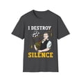 thumbnail image 1 of I Destroy Silence - Funny Bagpiper Musician Novelty Scottish, 1 of 4