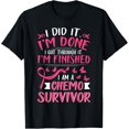 thumbnail image 1 of I Did It I'm Done I Got Through It Finished A Chemo Survivor T-ShirtMen and women, Black T-shirt, size: Extra large, 1 of 4