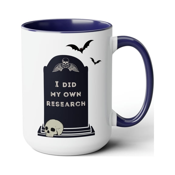 I Did My Own Research 15oz Mug, Halloween Gift for Science Lovers